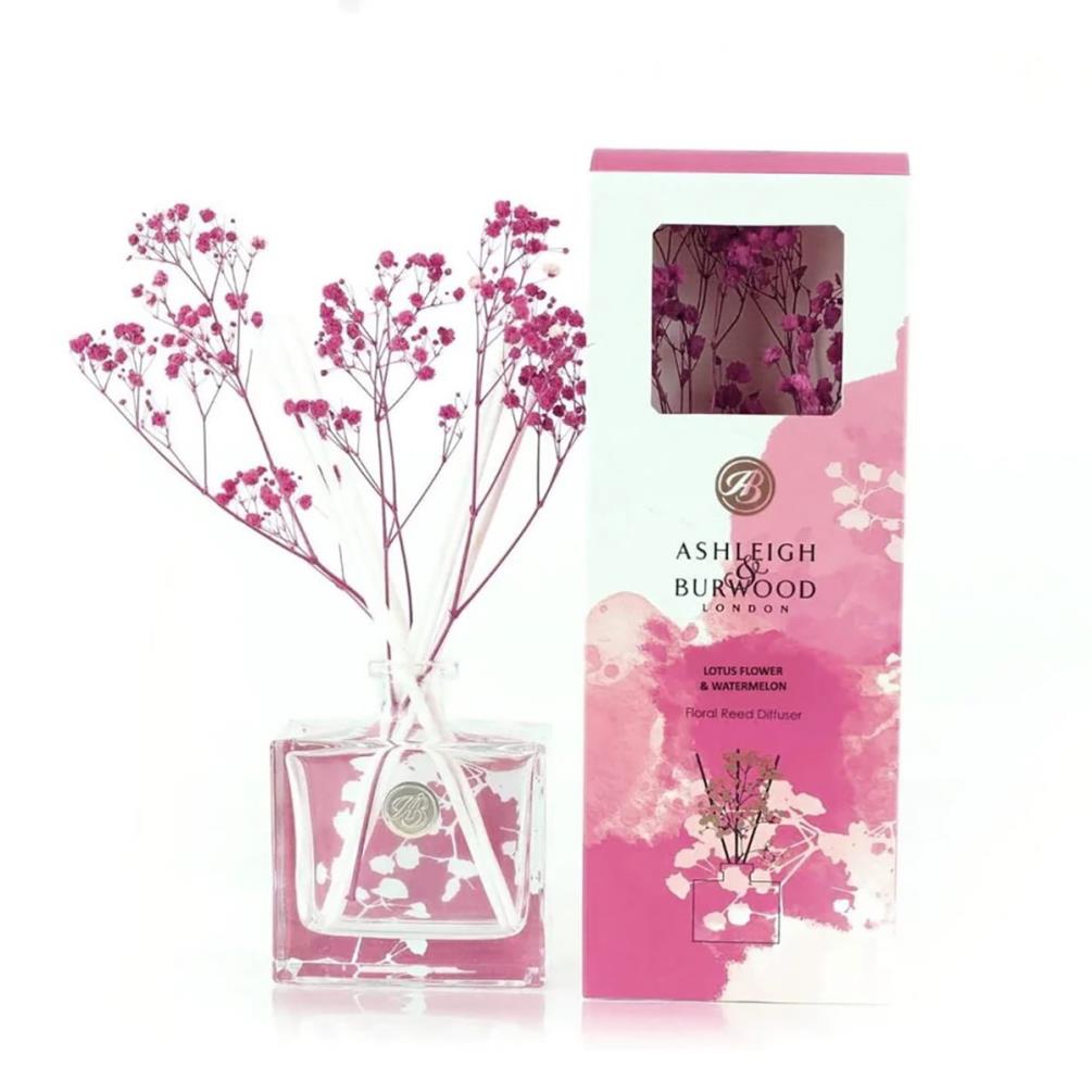 Ashleigh & Burwood Lotus Flower & Watermelon Life In Bloom Floral Reed Diffuser £23.85